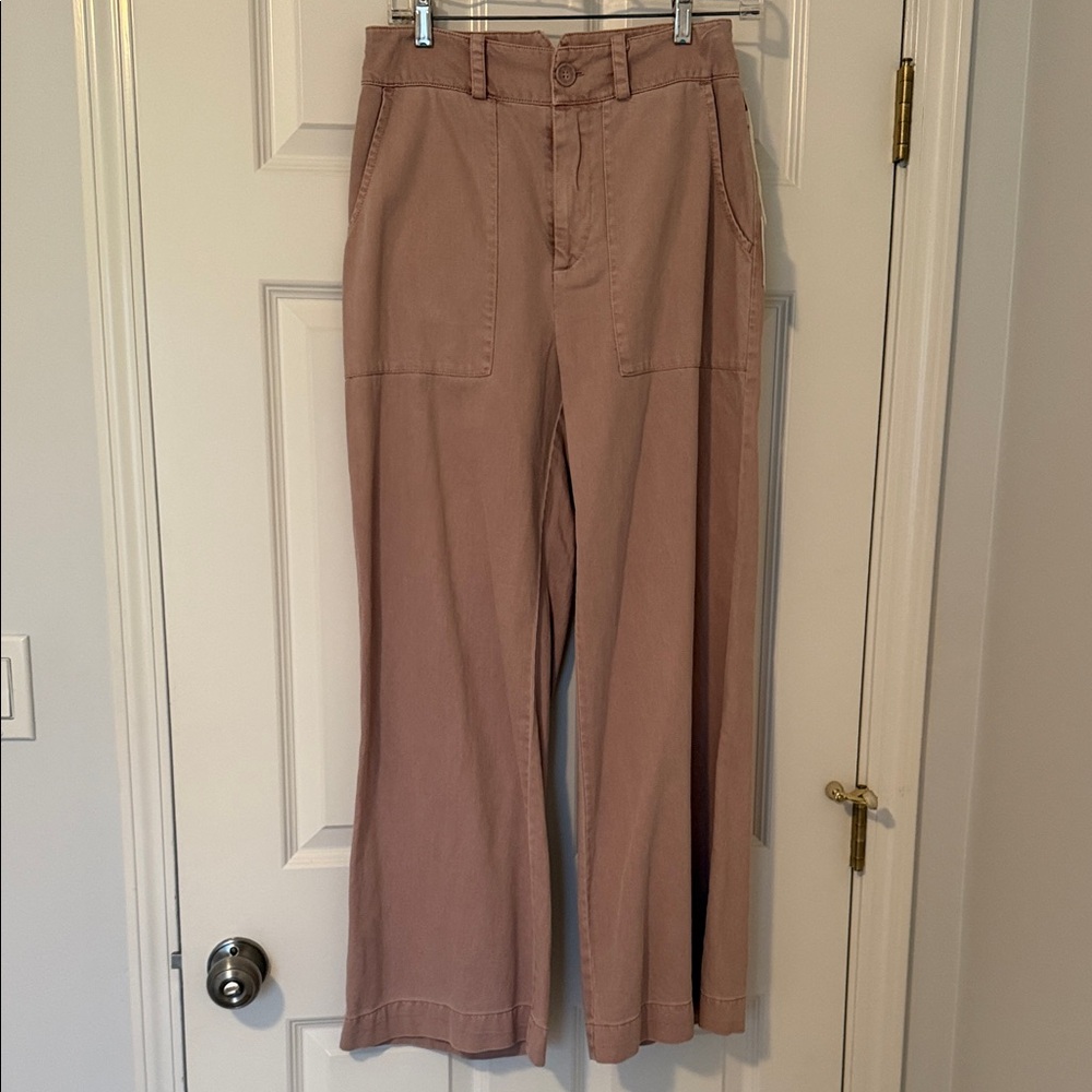 Joie Wide Leg Utility Pants in Mauve